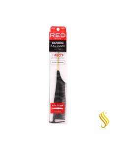Red Kiss Carbon Axe Pin Tail Comb Peine